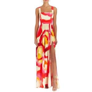 chinese dress ladies Amanda Uprichard Posie Maxi in Fleetwood Print
